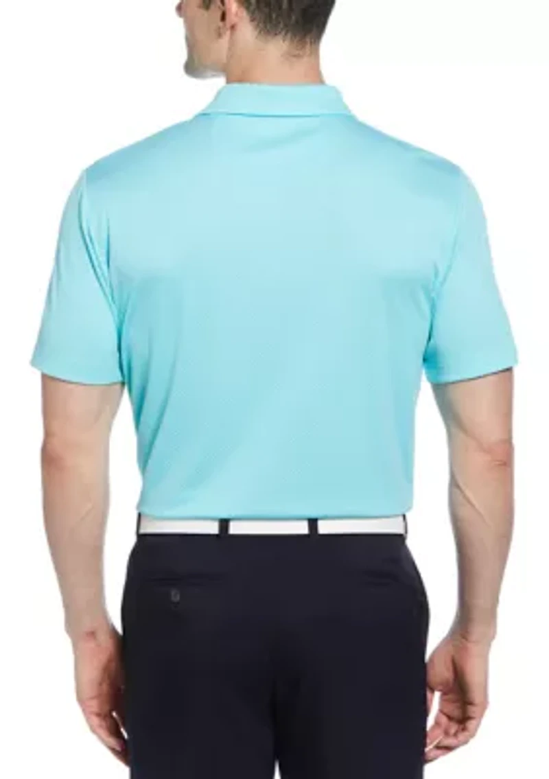 Big & Tall Pro Spin Chevron Jacquard Golf Polo Shirt