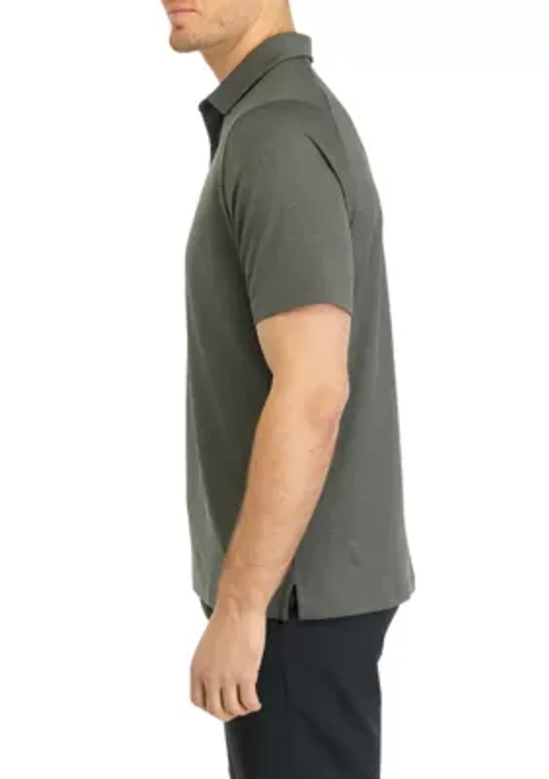 Men's Ventilated Classic Jacquard Polo Shirt