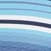 Men's Engineered Fluid Stripe Print Short Sleeve Golf Polo Shirt