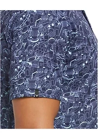 Men's Golf Cart Drink Print Shirt