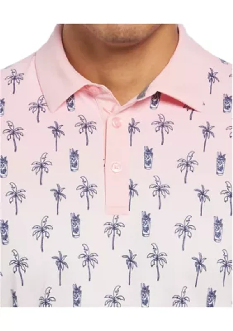 Men's Mojito Ombré Print Golf Polo Shirt