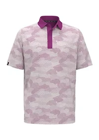 Golf Cluster Print Polo Shirt