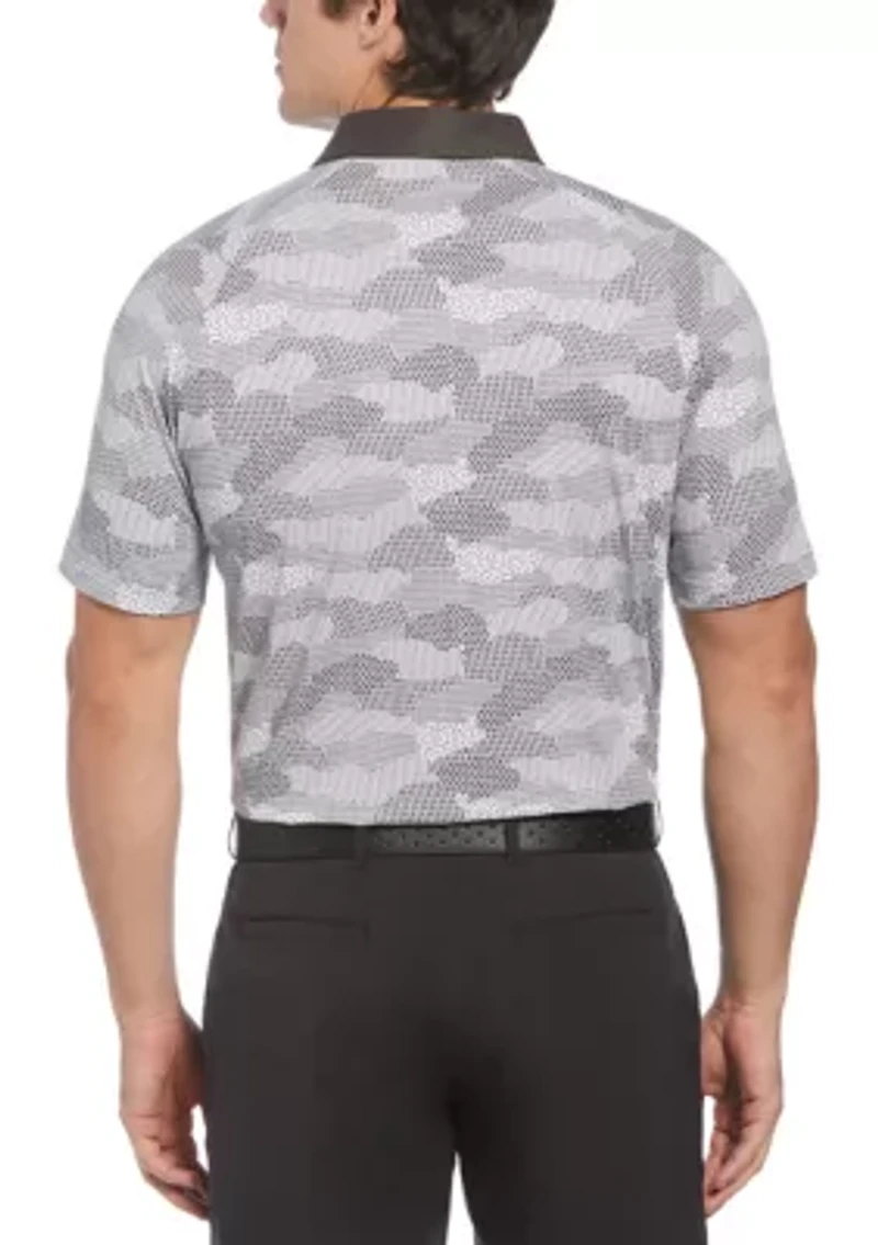 Golf Cluster Print Polo Shirt