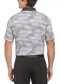 Golf Cluster Print Polo Shirt