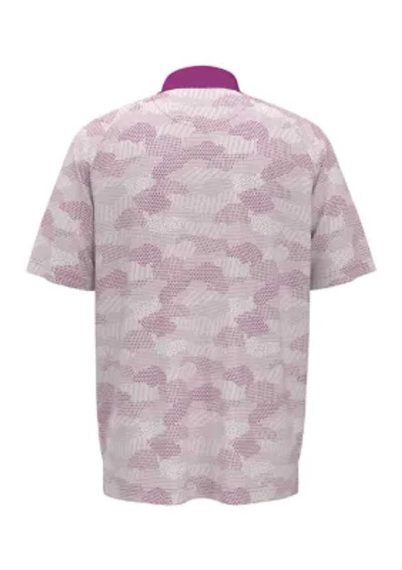 Golf Cluster Print Polo Shirt