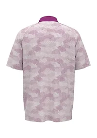 Golf Cluster Print Polo Shirt