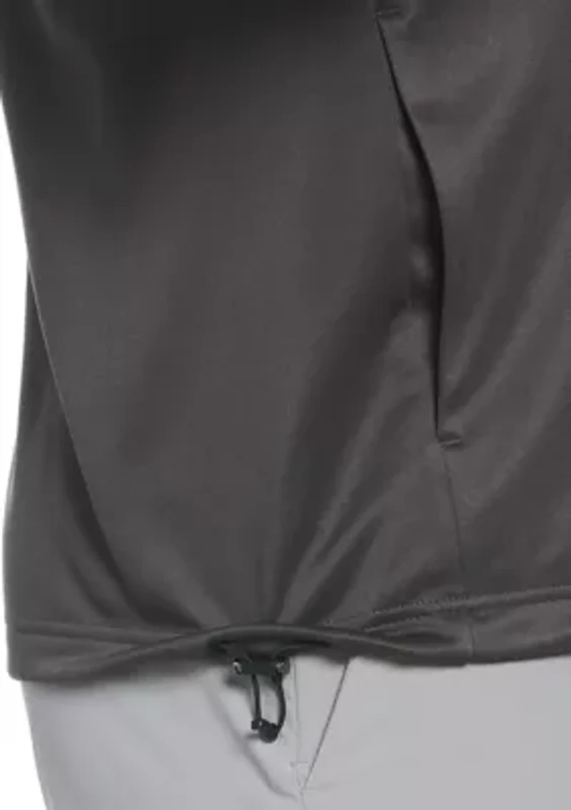 Big & Tall Full Zip Chevron Back Sleeveless Golf Vest