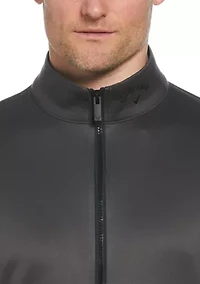 Big & Tall Full Zip Chevron Back Sleeveless Golf Vest