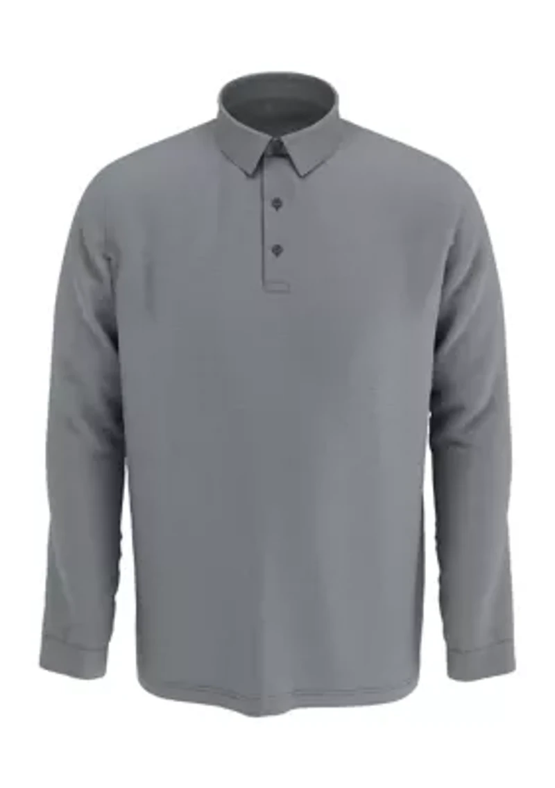 Big & Tall Long Sleeve Polo Shirt