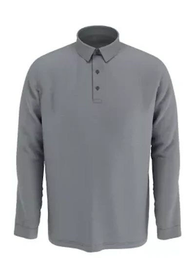 Big & Tall Long Sleeve Polo Shirt