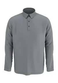 Big & Tall Long Sleeve Polo Shirt