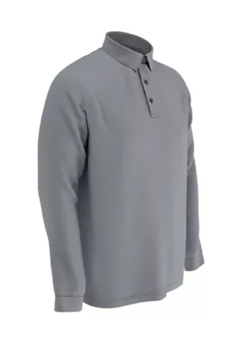 Big & Tall Long Sleeve Polo Shirt