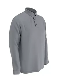 Big & Tall Long Sleeve Polo Shirt