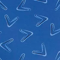 Big & Tall Allover Chevron Printed Short Sleeve Golf Polo Shirt