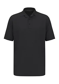 Big & Tall Short Sleeve Chevron Textured Polo Shirt