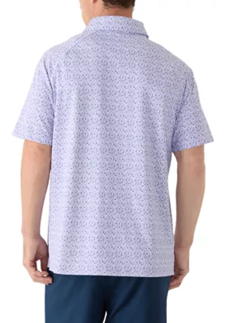 Men's Tile Gingham Print Shirt