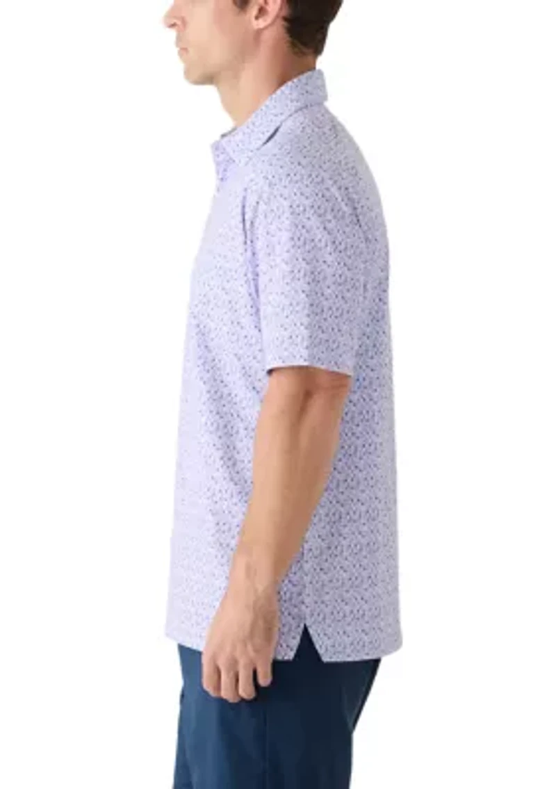 Men's Tile Gingham Print Shirt