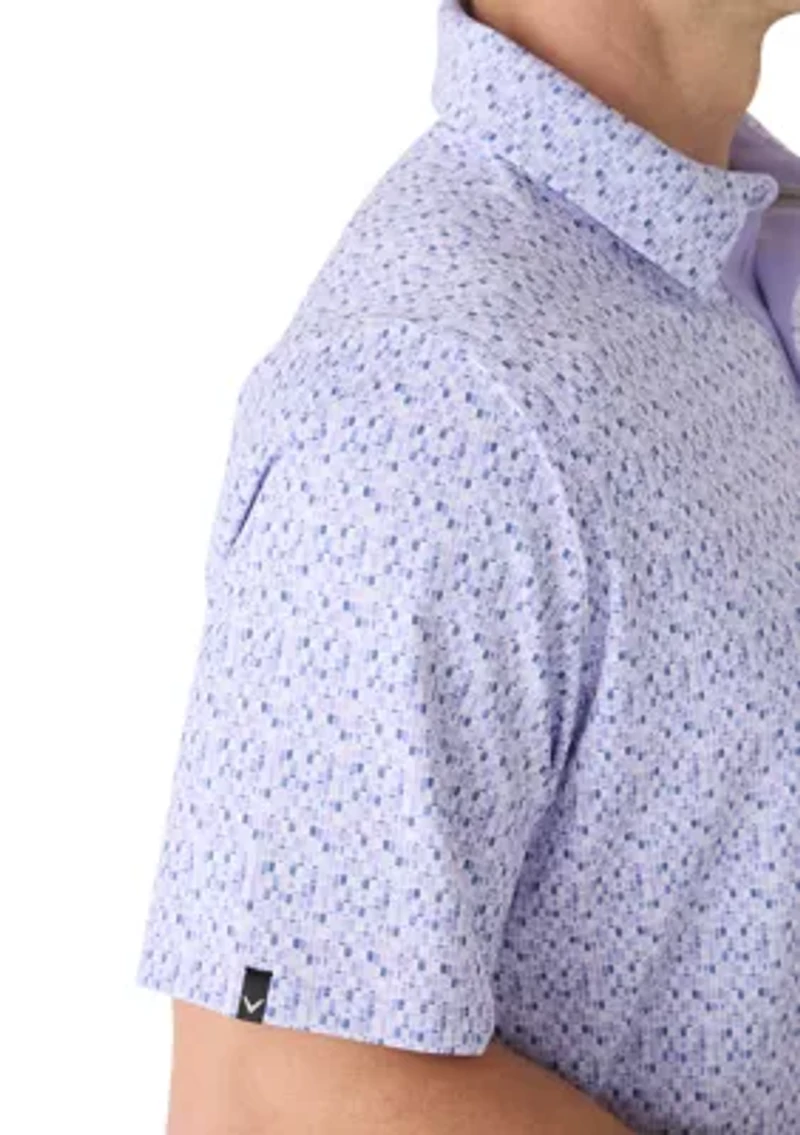 Men's Tile Gingham Print Shirt