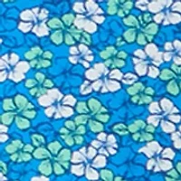 Men's Short Sleeve Hibiscus Print Shirt