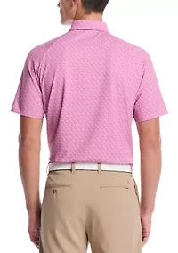 Men's Short Sleeve Timeless Abstract Pattern Shirt