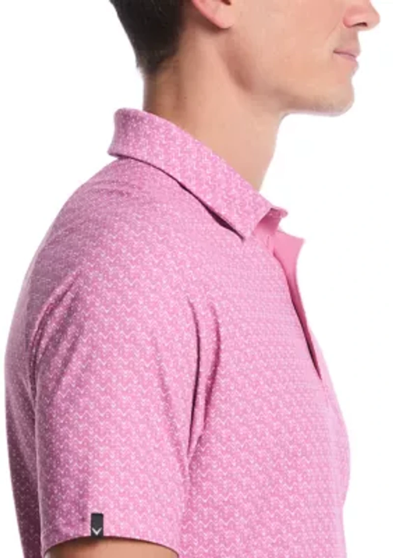 Men's Short Sleeve Timeless Abstract Pattern Shirt