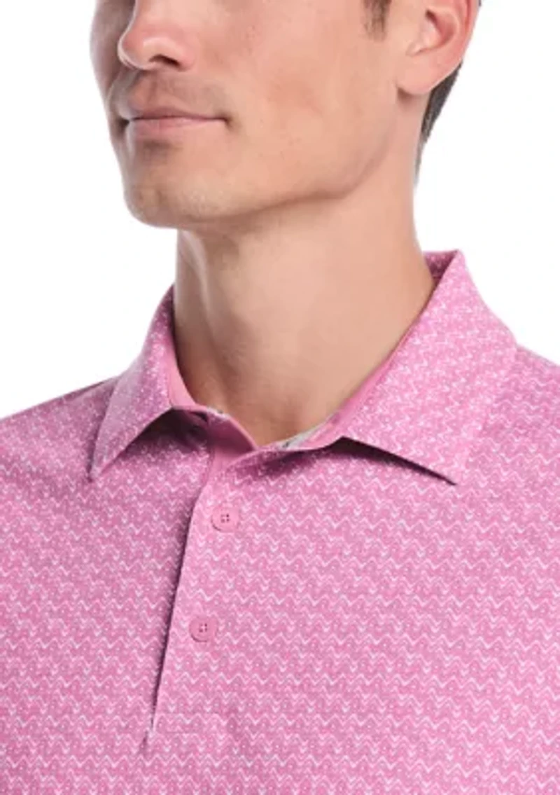 Men's Short Sleeve Timeless Abstract Pattern Shirt