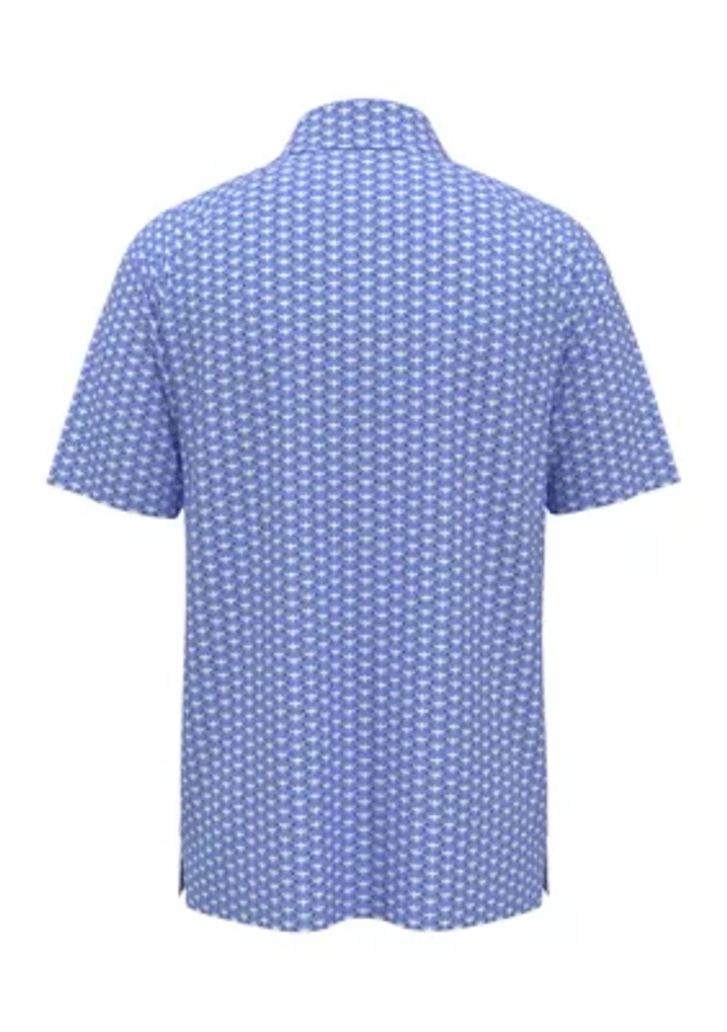 Men's Short Sleeve Albatross Geo Print Shirt