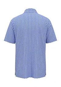 Men's Short Sleeve Albatross Geo Print Shirt