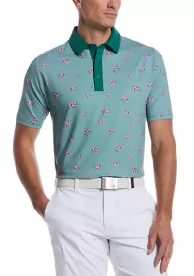 Men's Short Sleeve Azalea Gingham Print Shirt