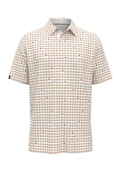 Men's Short Sleeve Pimento Polo Shirt