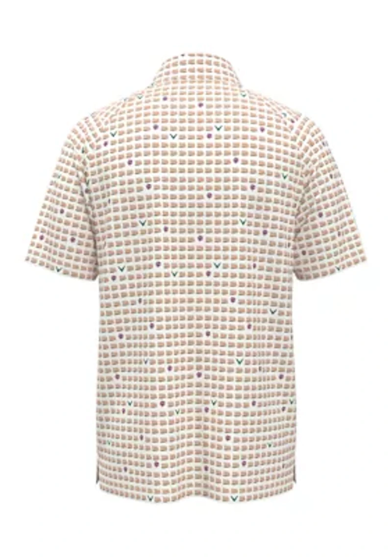 Men's Short Sleeve Pimento Polo Shirt