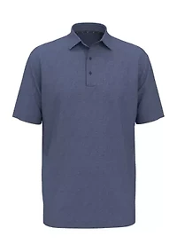 Men's Short Sleeve Heathered Golf Polo Shirt