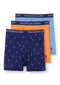 Classic Fit Boxer Briefs - 3 Pack