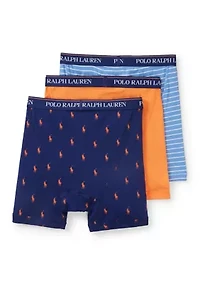 Classic Fit Boxer Briefs - 3 Pack