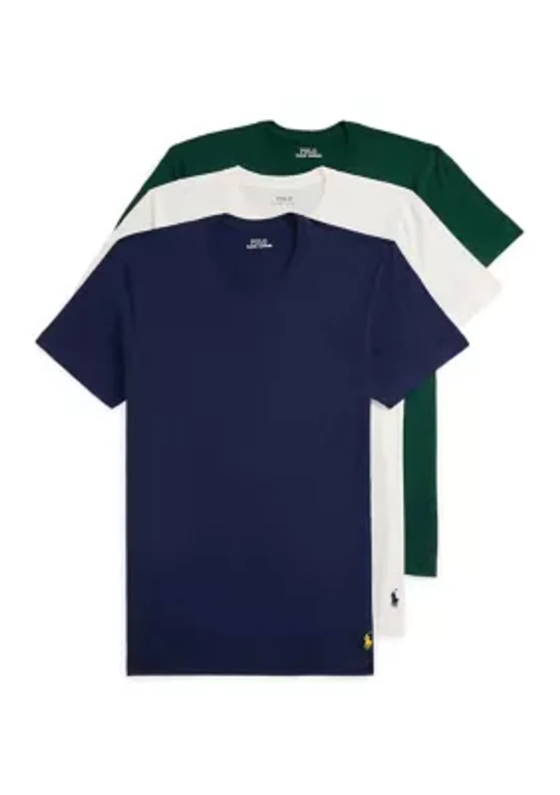 Classic Fit Crew Seasonal Undershirts - 3-Pack