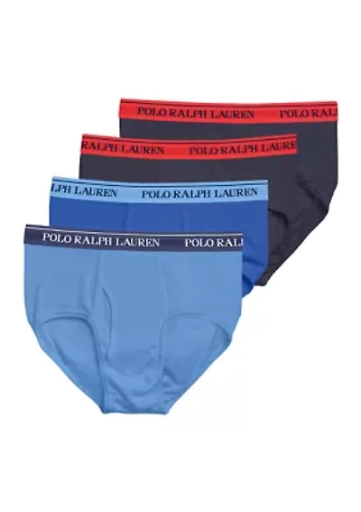 Mid Rise Briefs - 4 Pack