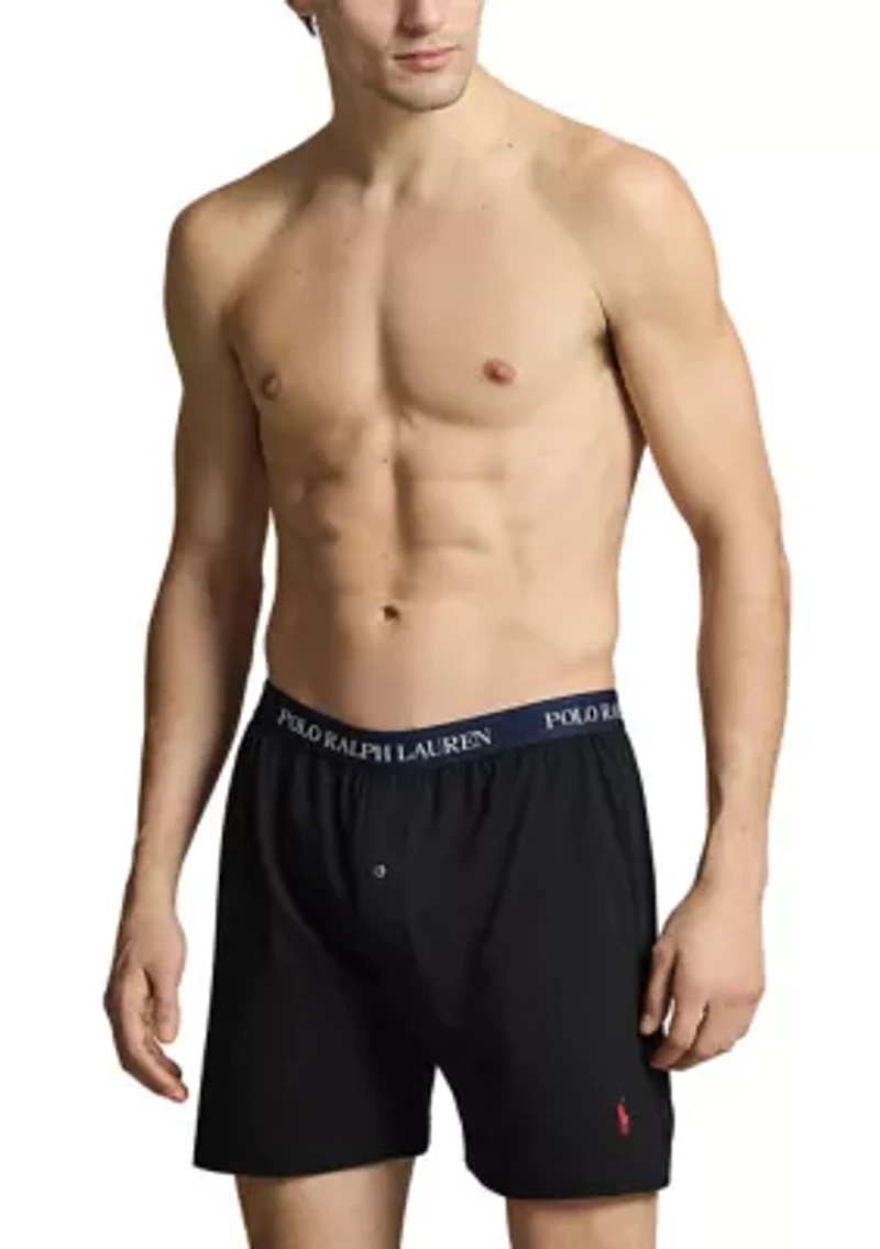 Classic Fit Knit Boxers - 6-Pack