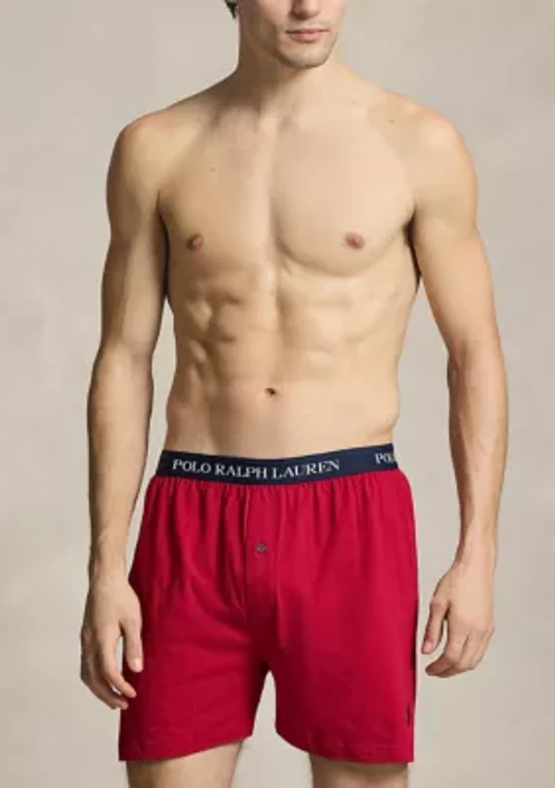 Classic Fit Knit Boxers - 6-Pack