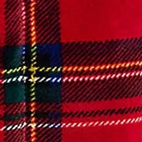 Microfiber Plush Plaid Robe