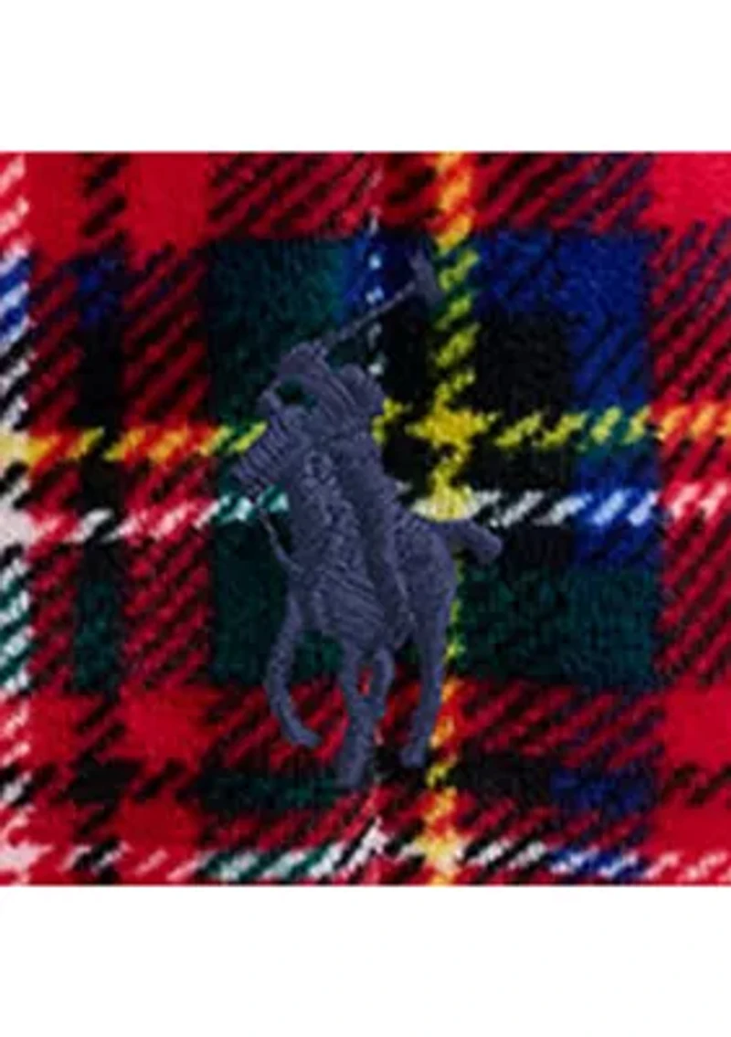 Microfiber Plush Plaid Robe