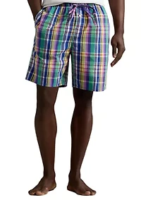 Morgan Plaid Sleep Shorts