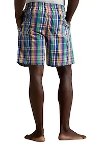Morgan Plaid Sleep Shorts