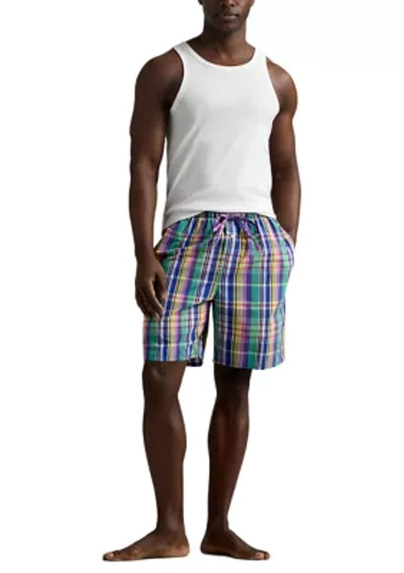Morgan Plaid Sleep Shorts