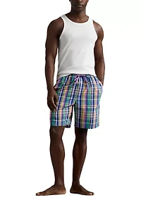 Morgan Plaid Sleep Shorts
