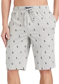 Allover Pony Pajama Shorts