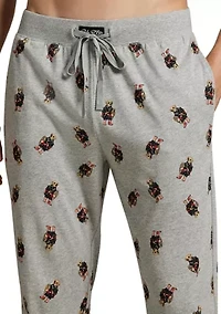 Men's Long Sleeve Crewneck Shirt and Pajama Joggers Set