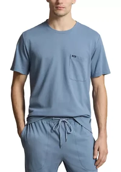 Short Sleeve Pocket Crew Neck T-Shirt