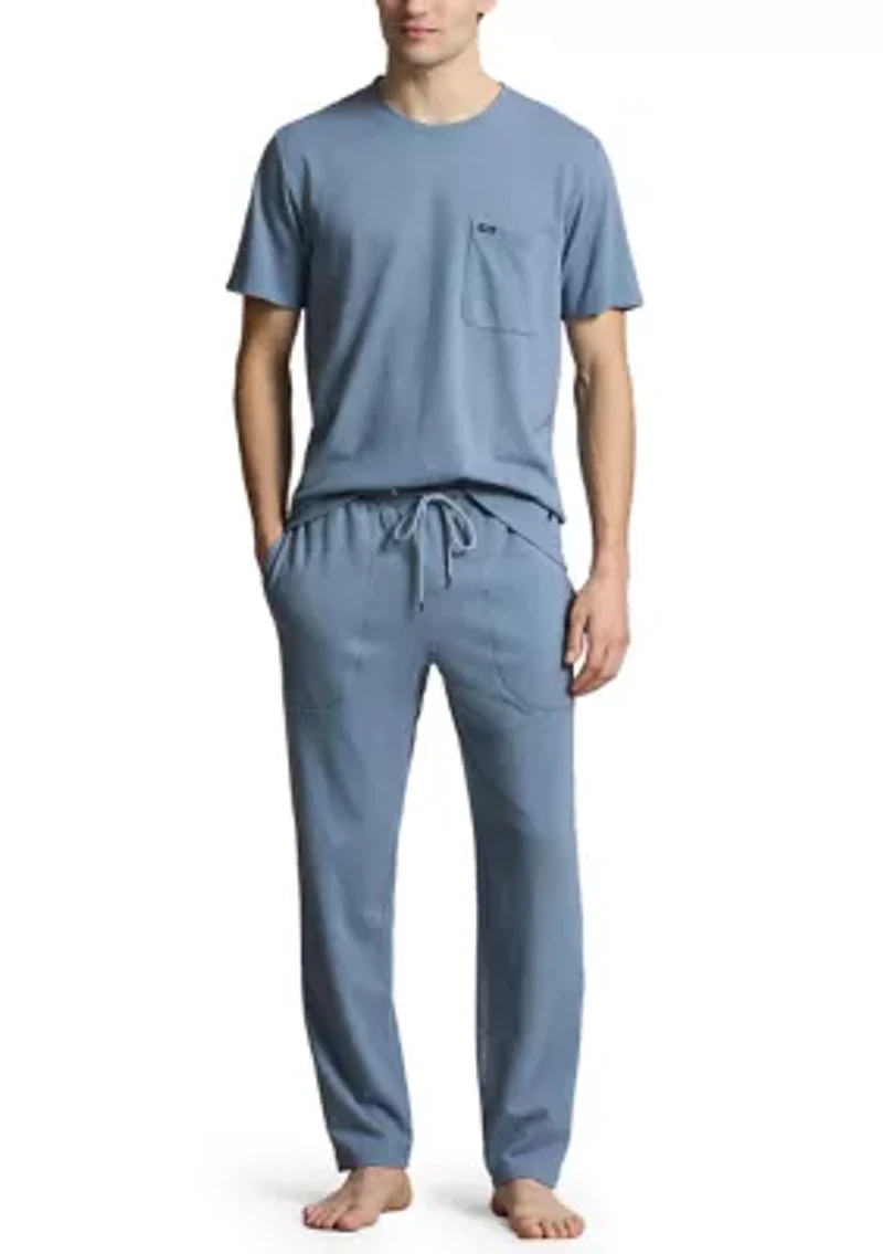 Short Sleeve Pocket Crew Neck T-Shirt