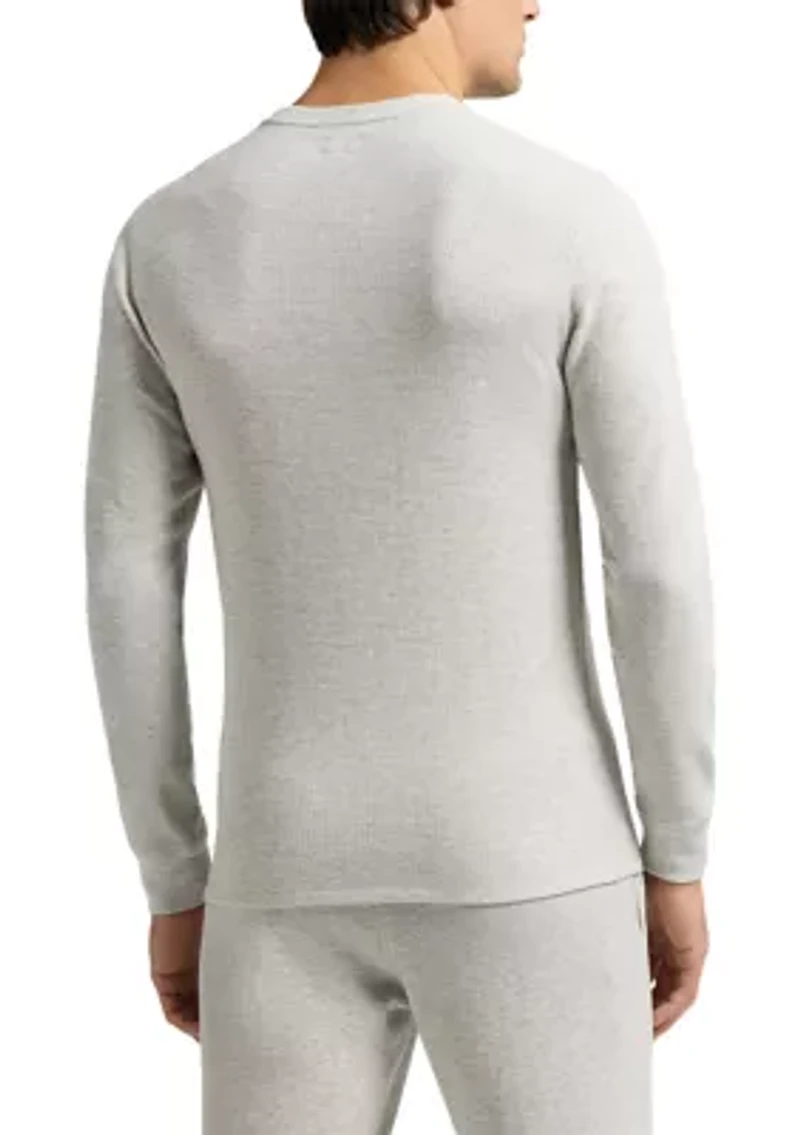Men's Thermal Long Sleeve Crewneck Shirt