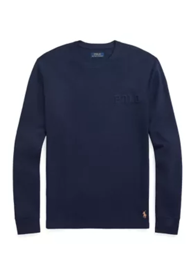 Navy Embossed Thermal Sleep Shirt